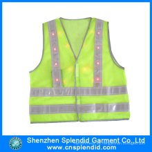 China Wholesale Security Uniform Seguridad 100 poliéster chaleco LED para el trabajo